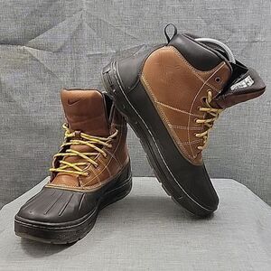 Nike ACG Woodside 'Rare' Hiking Brown Duck Boots 386469-200 Outdoors Men's SZ 9